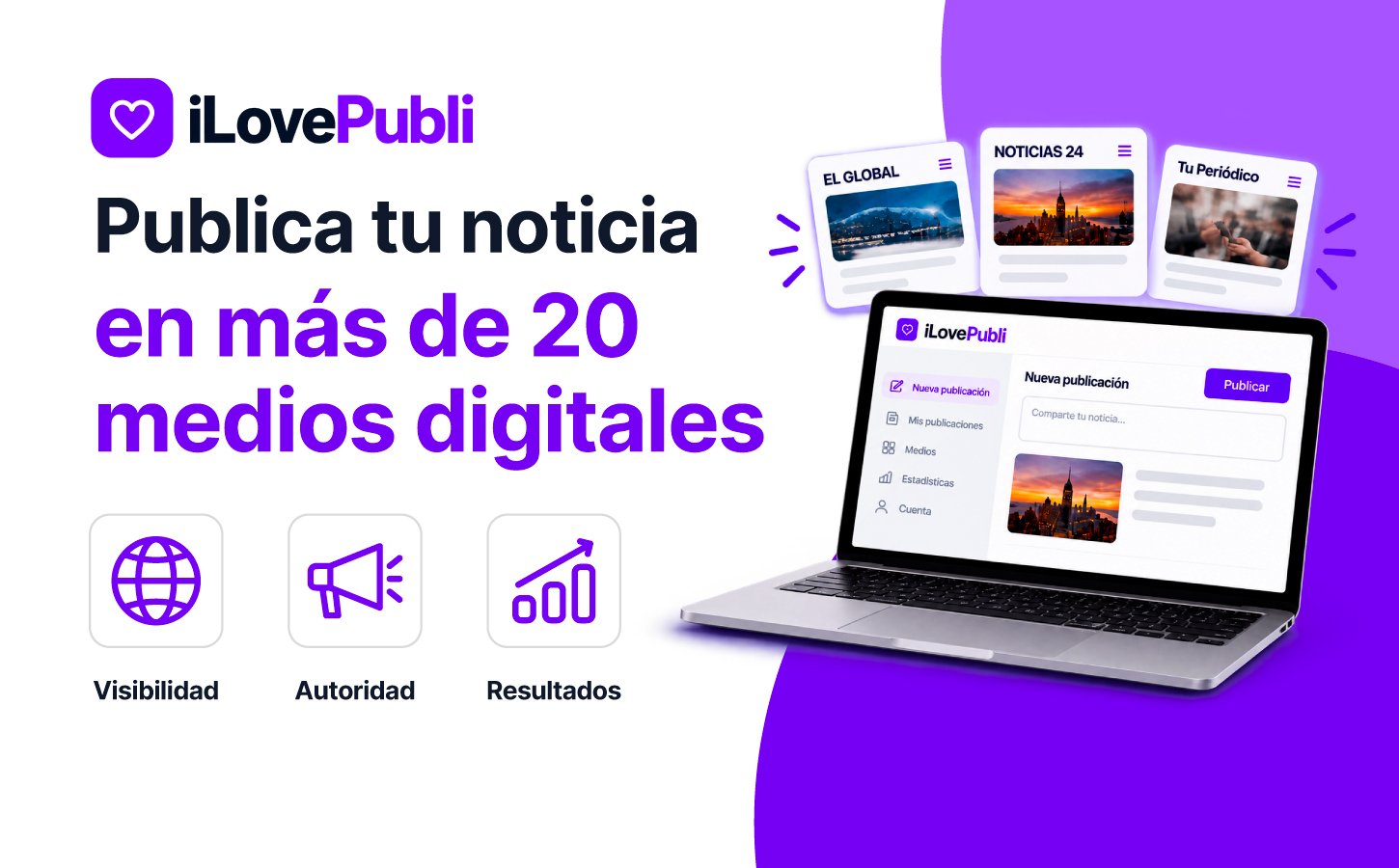 Plataforma de difusión y noticias iLovePubli
